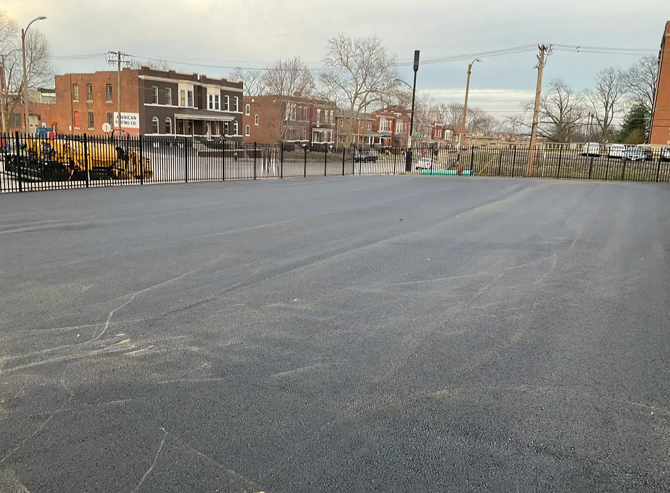 st. louis neighborhood asphalt parking lot paving