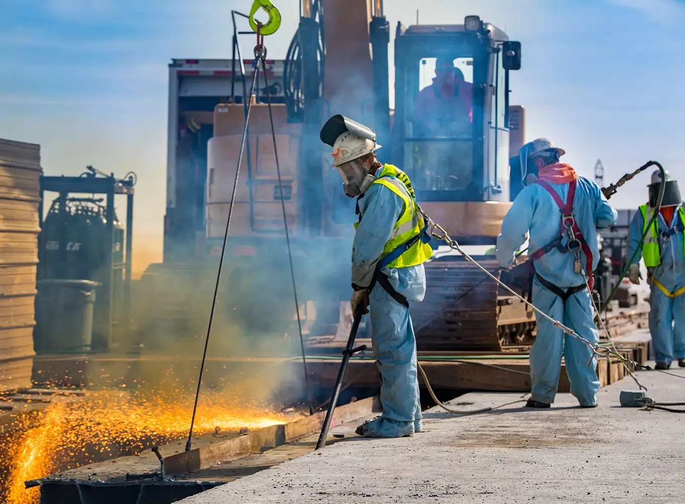 bridge demolition workers st. louis missouri