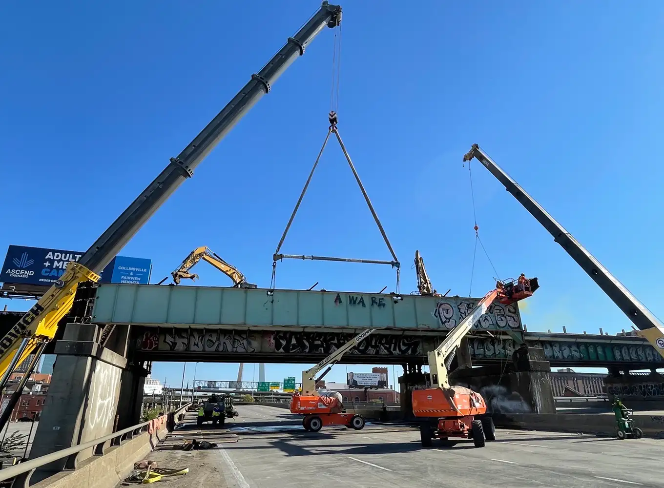 bridge demolition - st. louis mo - brewster companies